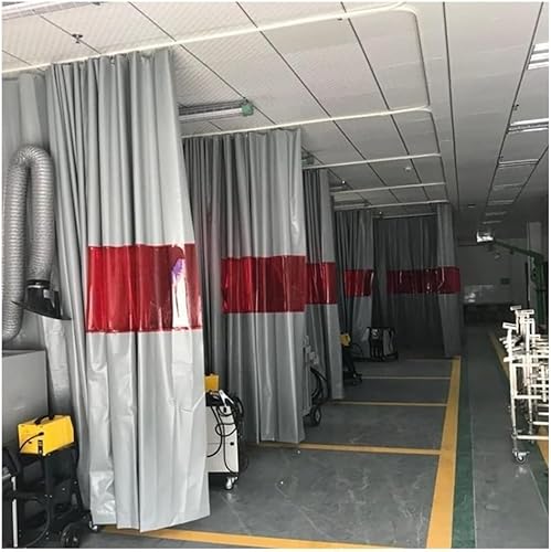 Silikonbeschichtete Schweißerschutzdecke for industrielle Trennwände in Werkstätten, Schneidemaschinen(5X2.5M) von SSDDLZEQ