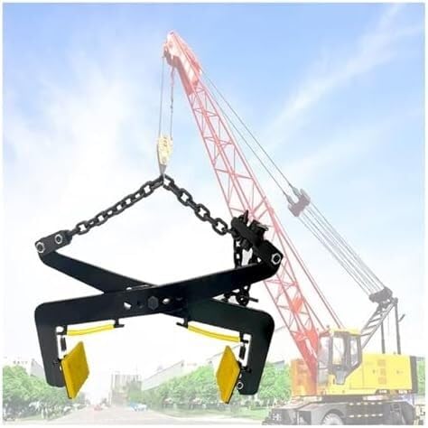 Verstellbare Kettenglieder und Gummi-Pads, geeignet für Hebeklemmen in Fabriken und Bergwerken (58,4 cm) von SSDDLZEQ