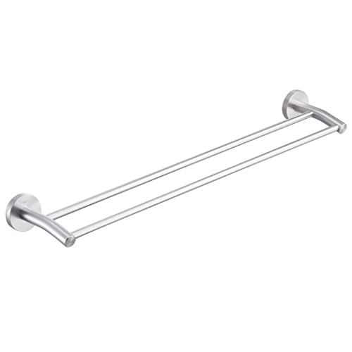 Weltraum-Aluminium-Handtuchhalter zum Aufhängen, Badezimmerzubehör, Toilettenständer, doppellagig, doppelte Handtuchstange Weltraum-Aluminium-Handtuchhalter zum Aufhängen, Badezimmerzubehör, Toilettenständer, doppellagig, doppelte Handtuchstange von SSDDLZEQ