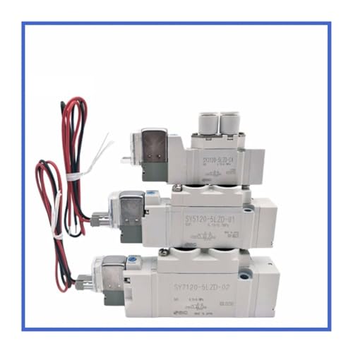 1 x Magnetventil mit 5 Anschlüssen, Typ SY5120/5220/5320 SY5120-5LZE-01 SY5220-5D-C6 SY5220-5LZD-01(SY5320-5LZD-01) von SSDXFJZR