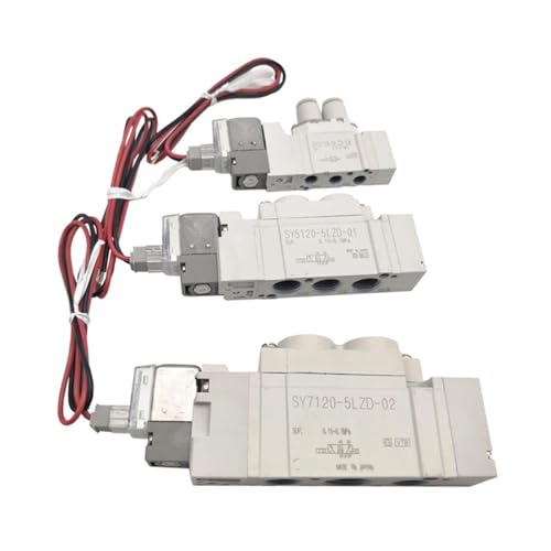 1 x Magnetventil mit 5 Anschlüssen, Typ SY7120/7220/7320 SY7120-3DZ-02 SY7120-4DZ-02 SY7220-5DZ-02 SY7120-5DZ-02(SY7220-4LZD-C8) von SSDXFJZR