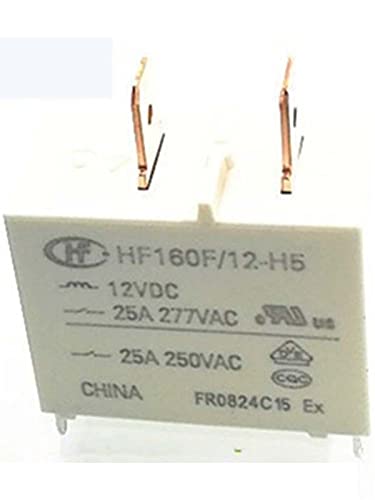 2 Stück 12V Relais HF160F 12-H5 12VDC 25A 4Pins von SSDXFJZR