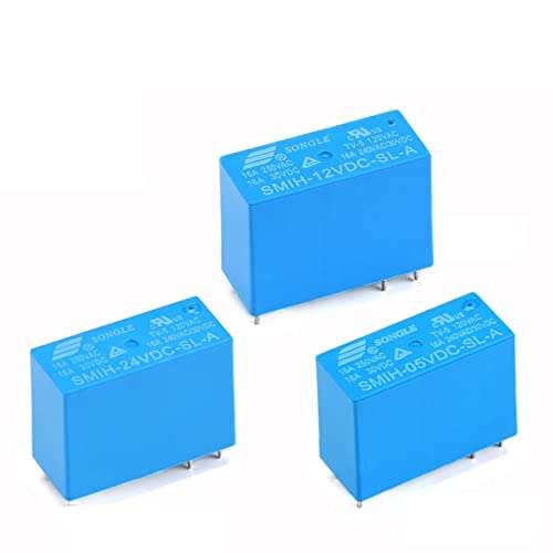 2PCS SMIH-05VDC-SL-A SMIH-12VDC-SL-A SMIH-24VDC-SL-A 05 12 24 V Relais 250V 16A 6PIN EINE Gruppe von Normalerweise Offen(2 Pieces 12V) von SSDXFJZR