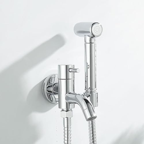 Bidet Wasserhahn Messing Badezimmer Dusche Armaturen Bidet WC Waschanlage Muslimische Dusche Ducha Higienica Wand Kaltwasser WC Eckventil Bidet Wasserhahn Messing Badezimmer Dusche Armaturen Bidet WC Waschanlage Muslimische Dusche Ducha Higienica Wand Kaltwasser WC Eckventil von SSDXFJZR