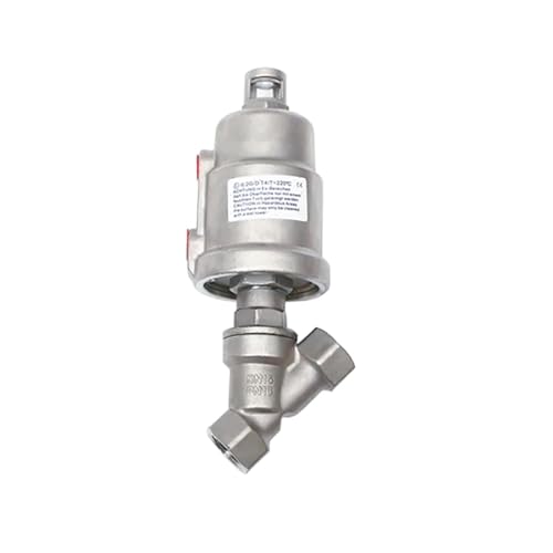 DN15 DN20 DN25 Pneumatisches Sitzventil, 16 bar, normalerweise geschlossen, pneumatischer Stellantrieb, Winkelsitzventile (Dn20, offen-doppeltwirkend) von SSDXFJZR