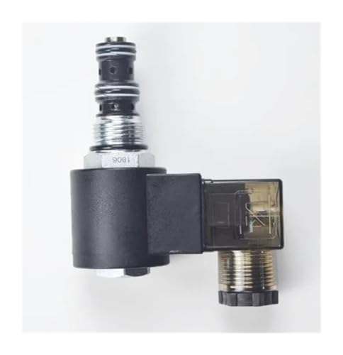 Drei-Wege-Zwei-Positionen-Spulentyp Plug-in-Magnetventil DHF08-232 Hydrauliköldruckventil SV08-30 (12 V) von SSDXFJZR
