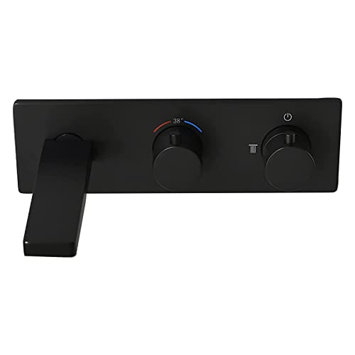 SSDXFJZR Bad Wasserhahn Thermostat Schwarz Bad Waschbecken Wasserhahn Messing Becken Mischbatterie Einzigen Handgriff Waschbecken Wasserhahn Wand Montiert Toilette Wasserhahn SSDXFJZR Bad Wasserhahn Thermostat Schwarz Bad Waschbecken Wasserhahn Messing Becken Mischbatterie Einzigen Handgriff Waschbecken Wasserhahn Wand Montiert Toilette Wasserhahn von SSDXFJZR