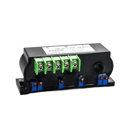SSDXFJZR Blende 10 mm Dreiphasen-Wechselstrom-Transmitter-Sensor-Signaldetektor 0–400 A Messbereich 0–5 V 0–10 V Ausgang DC 24 V(0-10v,0-100A AC) von SSDXFJZR