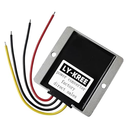 SSDXFJZR DC-Wandlerregler DC30-60V 36V 48V Step Down auf 19V 10A 190W Modul Auto-Netzteil Spannungswandler Wasserdicht IP67(36V48V to 19V 10A) von SSDXFJZR