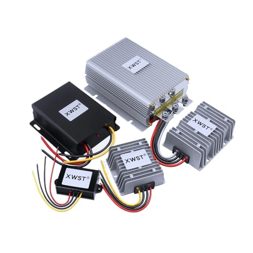 SSDXFJZR DC zu DC-Boost-Konverter 12V bis 36V Step Up Wechselrichter Stabilisator 1-30A Spannungsreglermodul Wasserdicht(1A ABS Platisc L) von SSDXFJZR