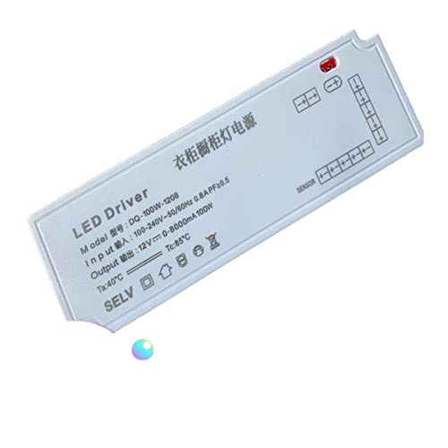 SSDXFJZR Konstantspannungs-LED-Stromversorgung, intelligente Steuerung, 12 V, 120 W, 100 W, für Schrank, Weinschrank, Vitrine von SSDXFJZR
