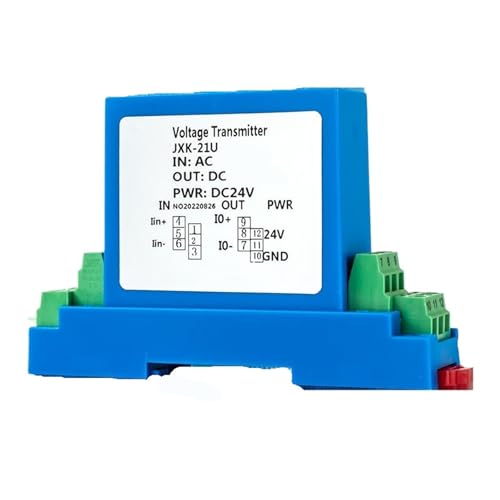 SSDXFJZR Spannungssensor ±500 V ±1000 V ±100 V bis 0-10 V 4-20 mA DC24 V DIN Spannungssensor-Transmitter(Output 0-10v,-380V to 380V) von SSDXFJZR