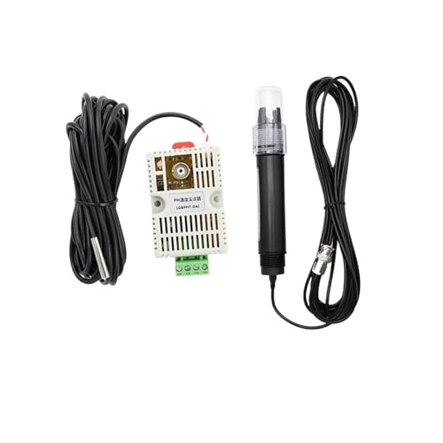 SSDXFJZR Wasser-PH-Temperatur-Transmitter, Erkennungssensor-Modul, Spannung 0–5 V, 0–10 V, 4–20 mA, RS485-Ausgang, PH-Sensor, PH-Elektrode BNC (Bl-ph-t-v10) von SSDXFJZR