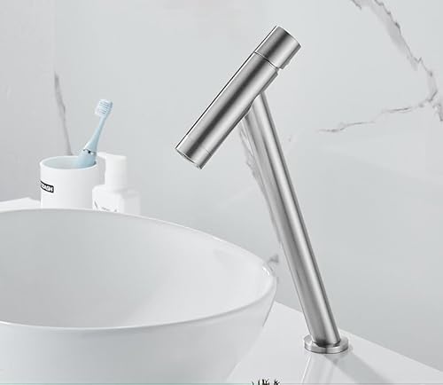 Schwarzes Kupfer Badezimmer-Waschbeckenarmatur, Deckmontage, Kalt- und Warmmischbatterie, Einhand-WC-Waschbeckenarmatur, Kran, Roségold/Gold (Chrom lang) von SSDXFJZR