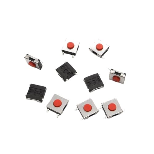 10 Teile/los 6 * 6 mikroschalter touch-taste höhe 2,5~5 MM schalter 6x6x 2,7 3,1 3,4 3,7 4,3 schalter(Red P4F H3.1MM) von SSDZVTRE