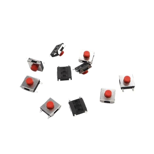 10 Teile/los 6 * 6 mikroschalter touch-taste höhe 2,5~5 MM schalter 6x6x 2,7 3,1 3,4 3,7 4,3 schalter(Red P4F H3.7MM) von SSDZVTRE