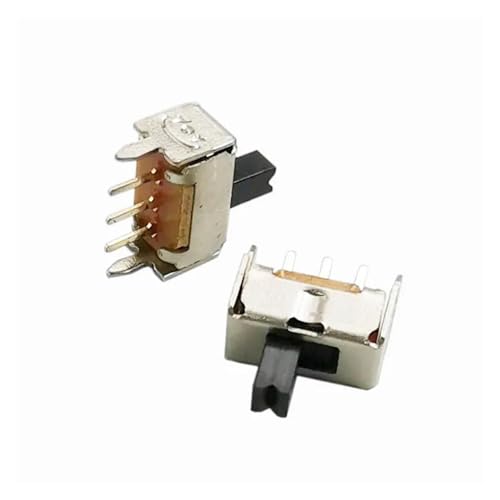 10PCS kleiner Kippschalter SS-12D07V 3/4/5/6/7mm Griff mit Halterung 3-poliger Mini-Schiebeschalter 1P2T(Handle 5mm x10PCS) von SSDZVTRE