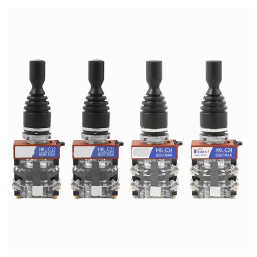 1PCS 22mm Wippschalter momentan 2/4 Position 2/4NO selbstsichernd/momentaner Schwenkhebel HKL-C24/14/12/22(HKL-C12 self-locking) von SSDZVTRE