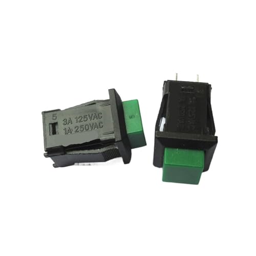 1PCS DS-429A DS-429B quadratischer Tastenschalter mit Schloss-Selbst-Reset-Schalter 1PC(DS-429A Green Lock) von SSDZVTRE