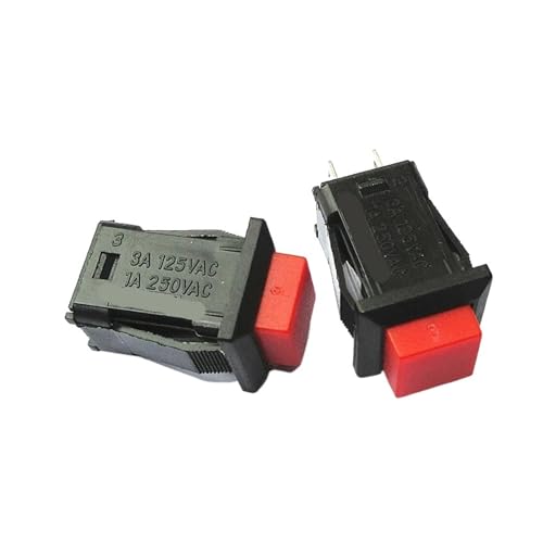 1PCS DS-429A DS-429B quadratischer Tastenschalter mit Schloss-Selbst-Reset-Schalter 1PC(DS-429B Red Unlock) von SSDZVTRE