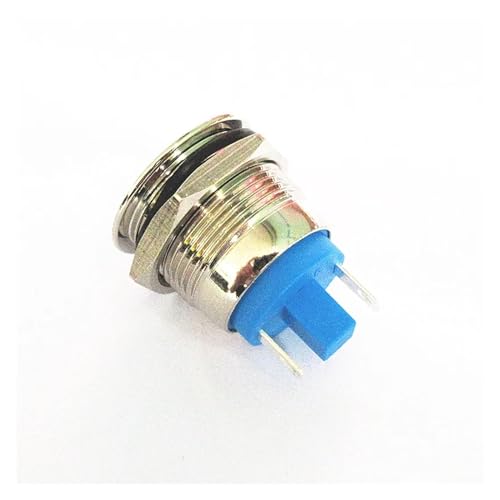 1PCS JYL19QY 19MM Silber Kontakt Sphärische Metall Taste Wasserdicht Tipp Reset Schalter Solder Fuß Türklingel von SSDZVTRE