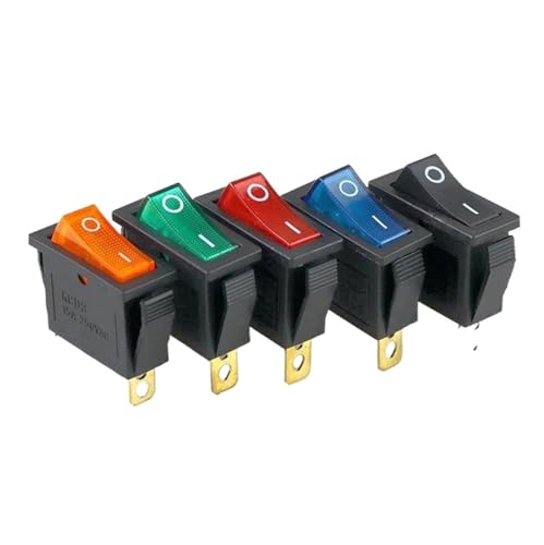 1PCS KCD3 Wippschalter 15A/20A 125V/250V 3 Pin Ausrüstung Netzschalter(Red) von SSDZVTRE