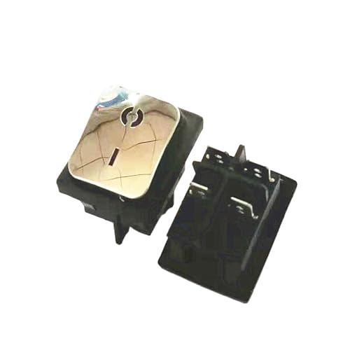 1PCS KCD4 20A edelstahl oberfläche wasserdicht rocker schalter silber kontaktieren hohe strom power boot schalter(KCD4 Blue x1PC) von SSDZVTRE