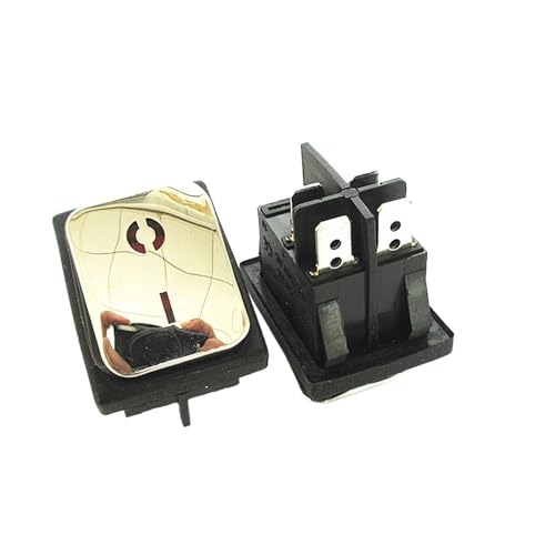 1PCS KCD4 20A edelstahl oberfläche wasserdicht rocker schalter silber kontaktieren hohe strom power boot schalter(KCD4 Red x1PC) von SSDZVTRE