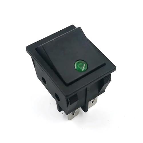 1PCS KCD4 rocker schalter 250V 30A vierbeinigen cat-eye boot taste schalter AUF/OFF 4-pin wasserpumpe laufband netzteil komponente(4Pins Green-1PC) von SSDZVTRE