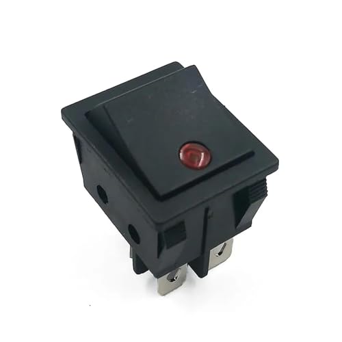 1PCS KCD4 rocker schalter 250V 30A vierbeinigen cat-eye boot taste schalter AUF/OFF 4-pin wasserpumpe laufband netzteil komponente(4Pins Red -1PC) von SSDZVTRE