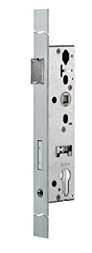SSF Rohrrahmenschloß RR02 45mm Dorn, 16 mm Stulp, 400mm EXTRA Lang, Nickel, Einsteckschloss, Schloss, Türschloss SSF Rohrrahmenschloß RR02 45mm Dorn, 16 mm Stulp, 400mm EXTRA Lang, Nickel, Einsteckschloss, Schloss, Türschloss von SSF