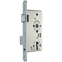 SSF - Zimmertür-Einsteckschloss pzw 20/ 65/72/8 mm din links silber abgerundet Klasse 3 Zinkdruckguss von SSF