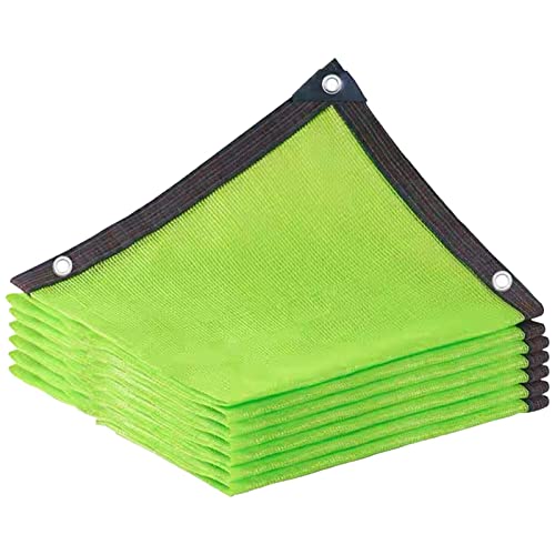 85%-95% Shading Rate Shade Sails, UV Schutz Schattennetz mit Ösen Für Garten/Pflanze/Gewächshaus/Scheune/Außen/Hof/Dach. (Fruchtig Grün 12-Polig / 4m * 5m / 13.1ft * 16.4ft) von SSFMSF