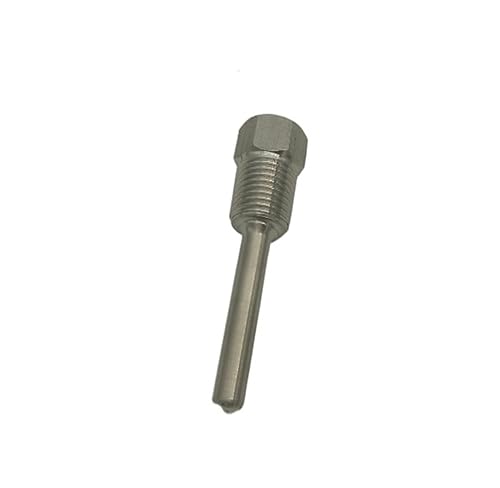 SSIMOO 1 Stück Schutzrohr Tauchhülse Tasche Edelstahl 304 ZG 1/4" for max. 4,5 mm Kindly (Color : L100mm) von SSIMOO