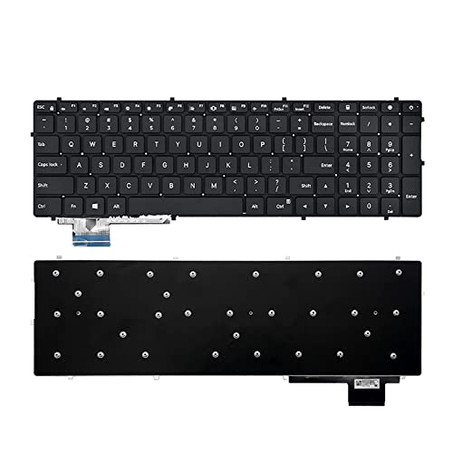 SSIMOO Neue US-Tastatur kompatibel for Xiaomi MI Pro 15.6 Ruby TM1802 TM1802 MX110 TM1709 TM1705 AA AC AD AF Schwarz Weiß kindly (Color : Noir) von SSIMOO