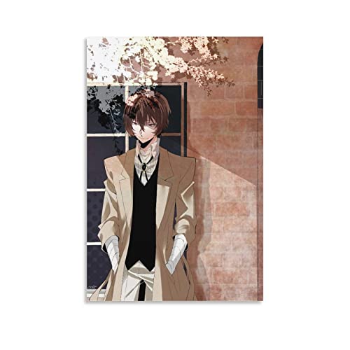 SSJS Dazai Osamu Anime-Poster, Wandkunst für Zuhause, Büro, Wand, Klassenzimmer, Büro, Wandkunst, Zuhause, Fitnessstudio, Poster, Leinwandgemälde, 30 x 45 cm von SSJS