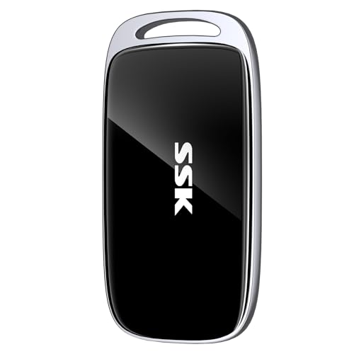 SSK Externe SSD 1TB, Portable SSD Festplatte Extern bis zu 2000MB/s, USB 3.2 Gen.2x2 External SSD für iPhone 15/16 PRO/Mac/Phone OTG/Laptop/PC und Spielkonsole, mit LED-Anzeige SSK Externe SSD 1TB, Portable SSD Festplatte Extern bis zu 2000MB/s, USB 3.2 Gen.2x2 External SSD für iPhone 15/16 PRO/Mac/Phone OTG/Laptop/PC und Spielkonsole, mit LED-Anzeige von SSK