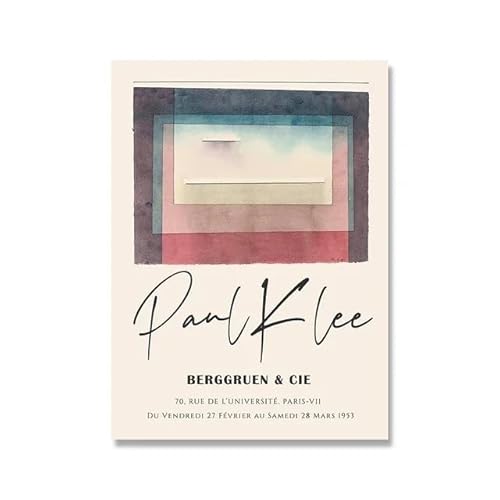 SSLDP LFHLI Abstraktes Paul Klee-Poster Ausstellungsstile Wandkunst Paul Klee Leinwandgemälde und Drucke nordisches Wohn- und Wohnzimmerdekor Bild 50 x 70 cm ohne Rahmen SSLDP LFHLI Abstraktes Paul Klee-Poster Ausstellungsstile Wandkunst Paul Klee Leinwandgemälde und Drucke nordisches Wohn- und Wohnzimmerdekor Bild 50 x 70 cm ohne Rahmen von SSLDP LFHLI