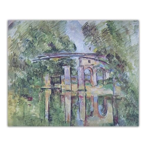 SSLDP LFHLI Berühmte Paul Cezanne Poster《Aquädukt und Schloss》Wandkunst Paul Cezanne Leinwandmalerei und Drucke Nordic Home Decor Bild 60x70cmx1 Kein Rahmen von SSLDP LFHLI