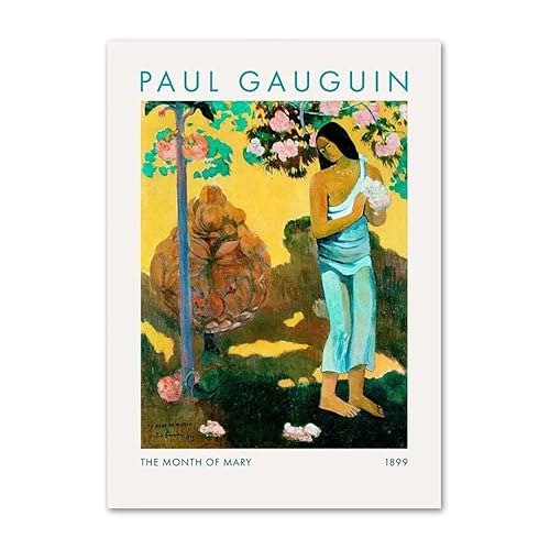 SSLDP LFHLI Berühmte Paul Gauguin Poster Ästhetische Wandkunst Paul Gauguin Leinwand Malerei Und Drucke Nordic Home Wohnzimmer Dekor Bild 40x60cm Kein Rahmen von SSLDP LFHLI