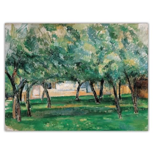 SSLDP LFHLI Berühmtes Paul Cezanne Retro Poster《Bauernhof in der Normandie》Wandkunst Paul Cezanne Leinwandmalerei und Drucke Nordic Home Decor Bild 40x60cm Kein Rahmen von SSLDP LFHLI
