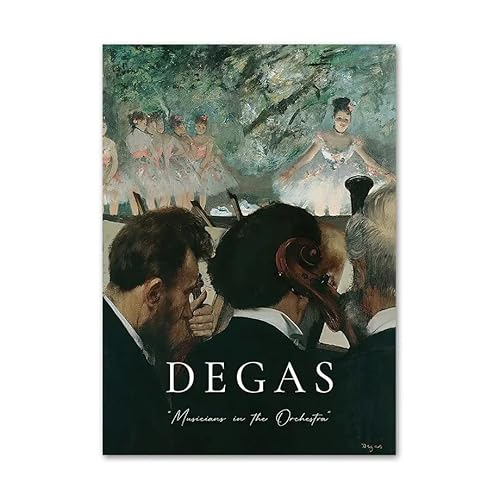 SSLDP LFHLI Impressionistisches Edgar Degas-Poster Ballerina-Tänzerin Wandkunst Edgar Degas Leinwandgemälde und Drucke nordisches Wohndekor Bild 50 x 70 cm x 1 ohne Rahmen SSLDP LFHLI Impressionistisches Edgar Degas-Poster Ballerina-Tänzerin Wandkunst Edgar Degas Leinwandgemälde und Drucke nordisches Wohndekor Bild 50 x 70 cm x 1 ohne Rahmen von SSLDP LFHLI