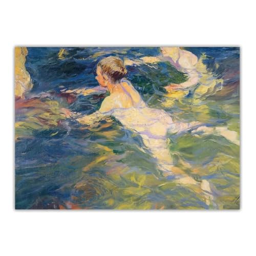SSLDP LFHLI Joaquin Sorolla Retro Poster《Schwimmer, Jávea》Wandkunst Joaquin Sorolla Leinwandmalerei und Drucke Moderne Wohnkultur Bild 40x60cm Kein Rahmen SSLDP LFHLI Joaquin Sorolla Retro Poster《Schwimmer, Jávea》Wandkunst Joaquin Sorolla Leinwandmalerei und Drucke Moderne Wohnkultur Bild 40x60cm Kein Rahmen von SSLDP LFHLI