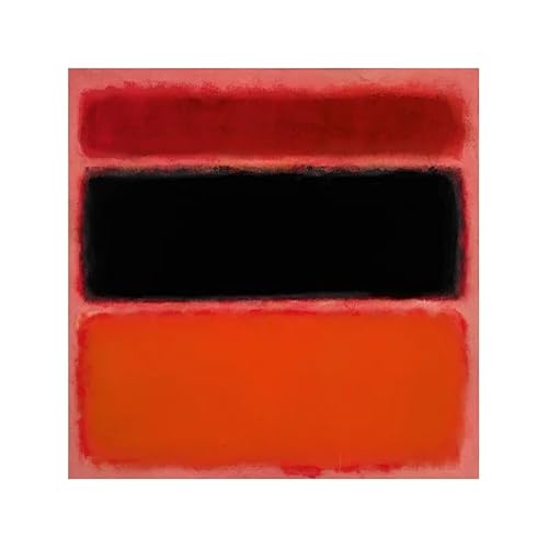 SSLDP LFHLI Mark Rothko Poster Bunte Vintage Minimalistische Wandkunst Mark Rothko Leinwand Malerei Und Drucke Home Livng Raum Dekor Bild 50x50cm Kein Rahmen von SSLDP LFHLI