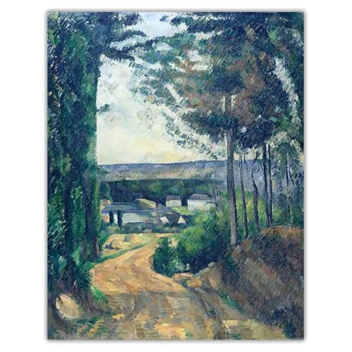 SSLDP LFHLI Paul Cezanne Retro Poster《Aquädukt》Wandkunst Paul Cezanne Leinwandmalerei und Drucke Nordic Home Wohnzimmer Dekor Bild 40x60cmx1 Kein Rahmen von SSLDP LFHLI