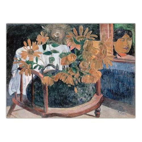 SSLDP LFHLI Paul Gauguin Buntes Poster Vintage Wandkunst Paul Gauguin Leinwandmalerei Und Drucke Nordic Home Wohnzimmer Dekor Bild 40x60cm Kein Rahmen von SSLDP LFHLI