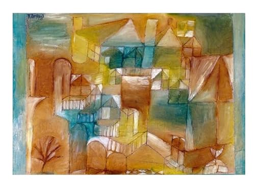 SSLDP LFHLI Paul Klee modernes Poster abstrakte Farbblock-Wandkunst Paul Klee Leinwandgemälde und Drucke für die Dekoration des Wohnzimmers zu Hause Bild 50 x 70 cm ohne Rahmen SSLDP LFHLI Paul Klee modernes Poster abstrakte Farbblock-Wandkunst Paul Klee Leinwandgemälde und Drucke für die Dekoration des Wohnzimmers zu Hause Bild 50 x 70 cm ohne Rahmen von SSLDP LFHLI