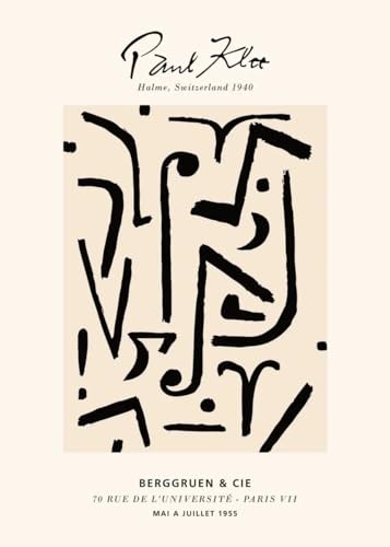 SSLDP LFHLI Paul Klee modernes minimalistisches Poster abstrakte Linien Wandkunst Paul Klee Leinwandgemälde und Drucke Heim-Wohnzimmerdekoration Bild 50 x 70 cm ohne Rahmen SSLDP LFHLI Paul Klee modernes minimalistisches Poster abstrakte Linien Wandkunst Paul Klee Leinwandgemälde und Drucke Heim-Wohnzimmerdekoration Bild 50 x 70 cm ohne Rahmen von SSLDP LFHLI