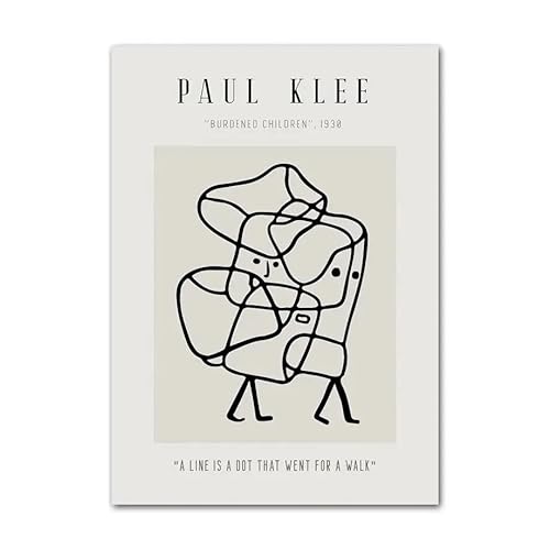 SSLDP LFHLI Paul Klee modernes minimalistisches Poster abstrakte Linien Wandkunst Paul Klee Leinwandgemälde und Drucke Heim-Wohnzimmerdekoration Bild 50 x 70 cm ohne Rahmen SSLDP LFHLI Paul Klee modernes minimalistisches Poster abstrakte Linien Wandkunst Paul Klee Leinwandgemälde und Drucke Heim-Wohnzimmerdekoration Bild 50 x 70 cm ohne Rahmen von SSLDP LFHLI
