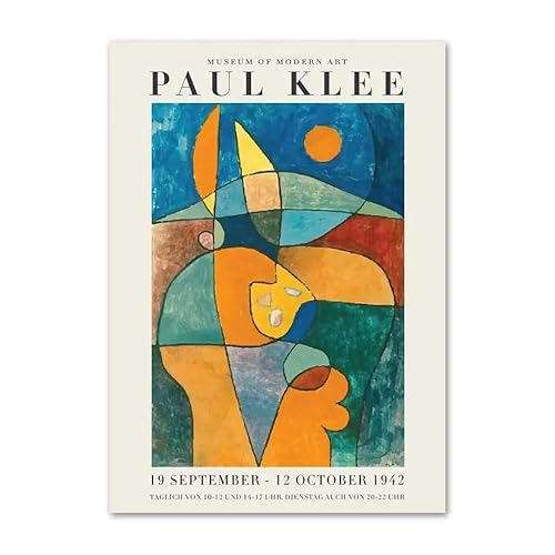 SSLDP LFHLI Retro-Poster von Paul Klee farbenfrohe Ausstellungswandkunst Paul Klee Leinwandgemälde und Drucke modernes Wohnzimmerdekor Bild 50 x 70 cm ohne Rahmen SSLDP LFHLI Retro-Poster von Paul Klee farbenfrohe Ausstellungswandkunst Paul Klee Leinwandgemälde und Drucke modernes Wohnzimmerdekor Bild 50 x 70 cm ohne Rahmen von SSLDP LFHLI